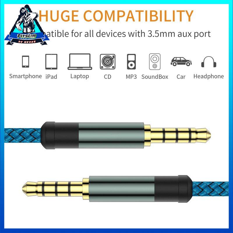 [Fitslim] 1.5m/3m 3.5mm AUX Cable Audio Cable 3.5mm Jacks Speaker Cable AUX Cable