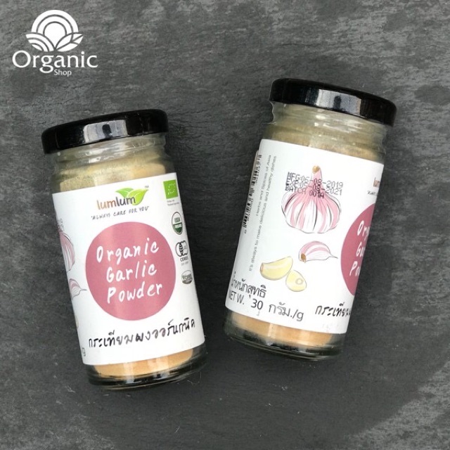 [Lumlum] Bột tỏi hữu cơ organic cho bé