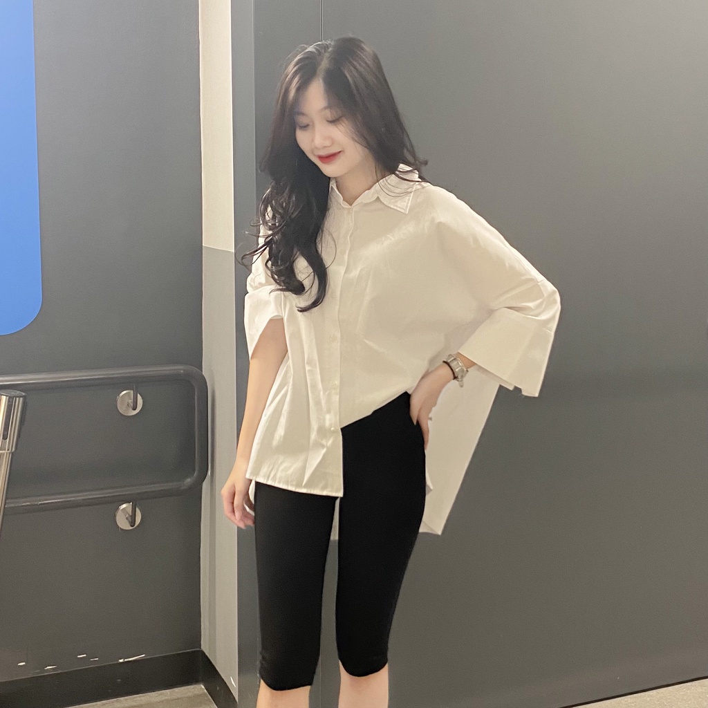 Quần Legging Ngố Lửng Qua Gối EZATIAN Cạp Cao Dành Cho Nữ Size 40kg - 80kg