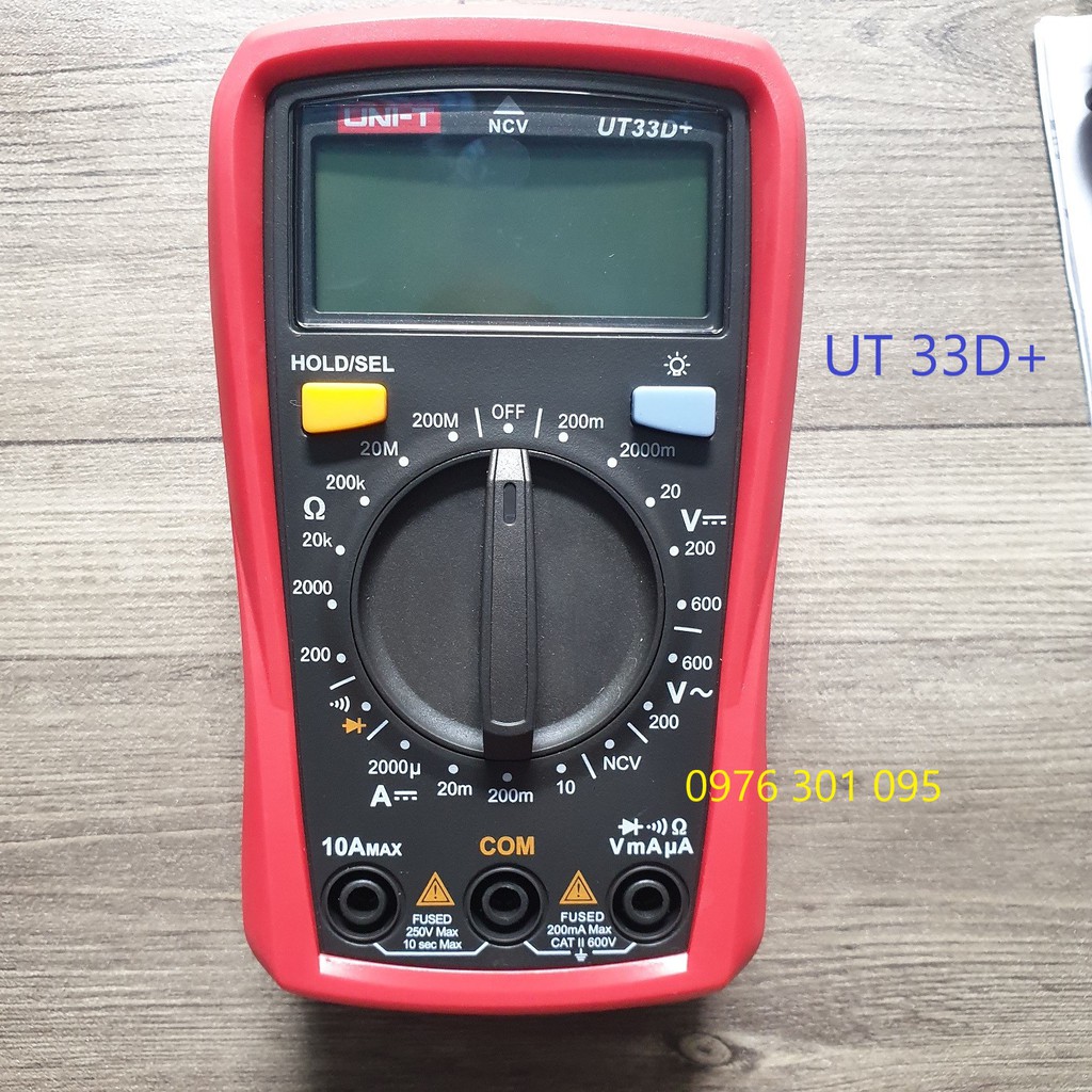 Đồng hồ đo điện vạn năng UT33D+ Series
