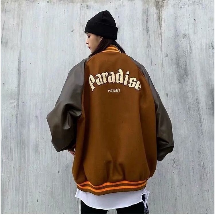 [Có Sẵn] Áo Bomber Jacket Trần Bông Ấm Áp Unisex - Thời Trang Becky