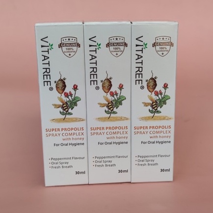 Xịt ong Vitatree Super Propolis Spray Complex with honey