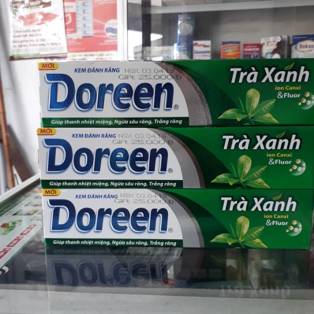 [GIÁ HỦY DIỆT] Kem đánh răng doreen trà xanh