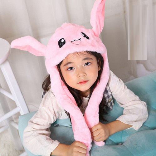 Nón, mũ tai thỏ vẫy, giật hai tai
