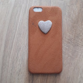 ỐP IPHONE 6/6S DẺO CỨNG NHUNG GẮN TIM