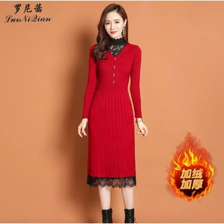 Váy len bầu thời trang thu đông Dambauxinh-KS924 Đầm bầu thiết kế dự tiệc đẹp sang chảnh