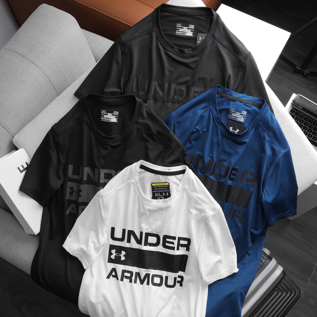 Áo Thun Tshirt Under Armour Xuất Dư Co dãn 4 Chiều