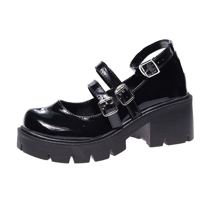 【Fast Shipping】 British Shoes Female 2021New Student-Style Japanese-StylejkUniform Shoes College Wind Thick Bottom Retro Shoes