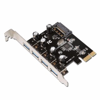 Card chuyển đổi PCI-Express 4 Port USB 3.0 cho máy tính
