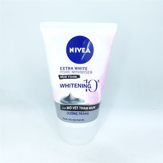 Sữa rửa mặt Khoáng chất Nivea Whitening 10x 100g