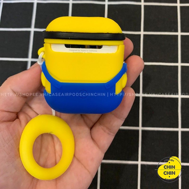 Vỏ Bọc Airpods 1/2/Pro Hoạt Hình Minion Bằng Silicon Dẻo Vỏ Bao Ốp Đựng Airpod - Chin Chin Shop