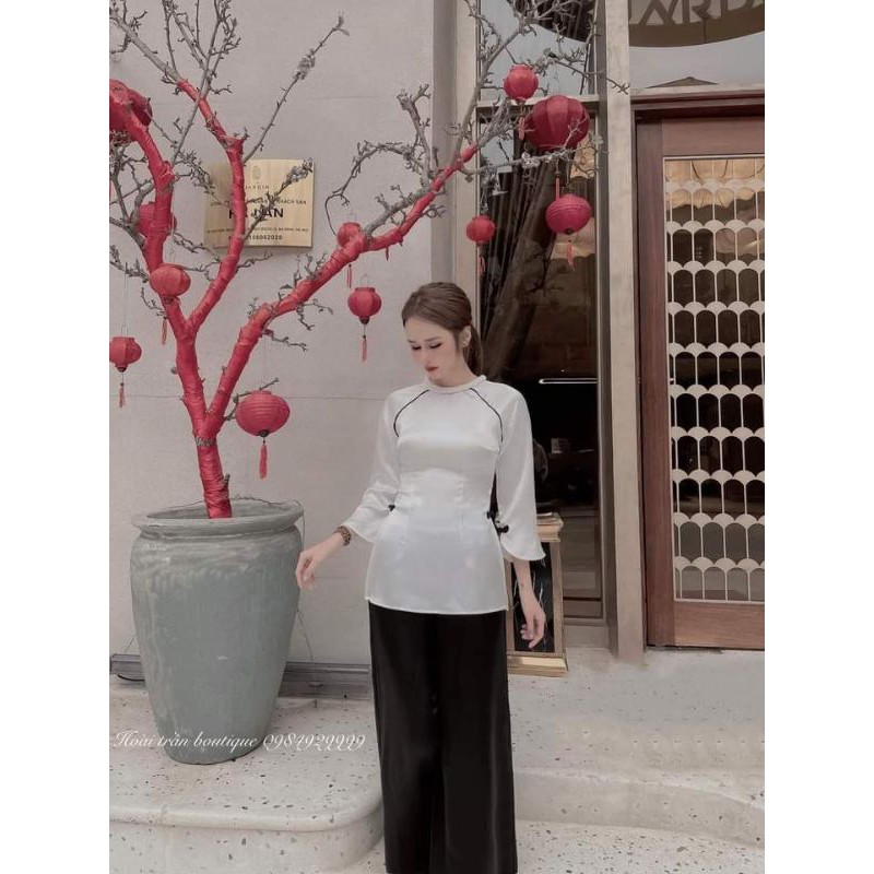 Đồ Lam Đi Chùa- Mẫu Lụa Hàn Cao Cấp- Hàng Loại 1