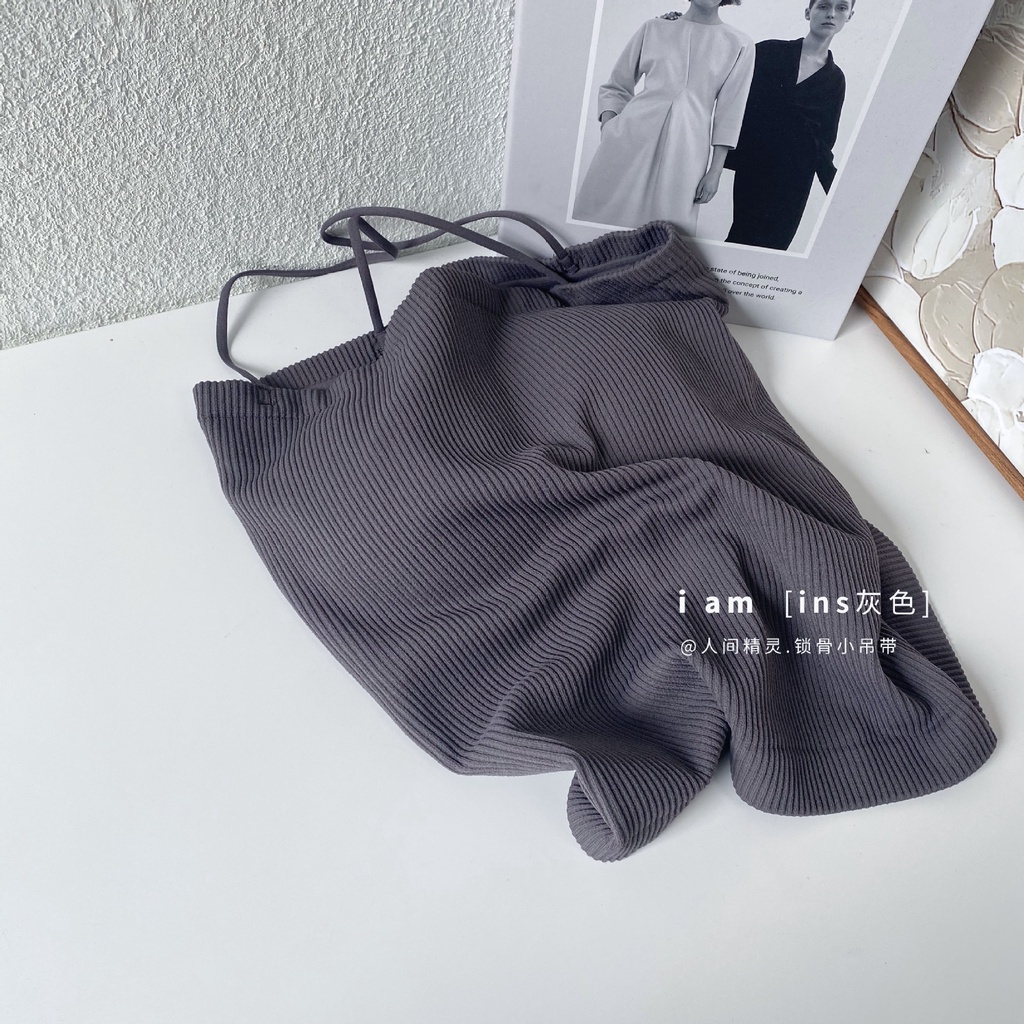 DUNEA Áo hai dây có mút đệm ngực thiết kế quyến rũ cho nữ