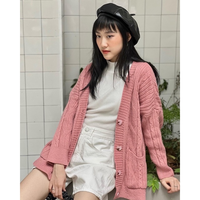 Áo len nữ dài tay basic màu đen/trắng/be/nâu/xanh/nude cổ 3cm chất đẹp free size phong cách Hàn Quốc NEW 2021