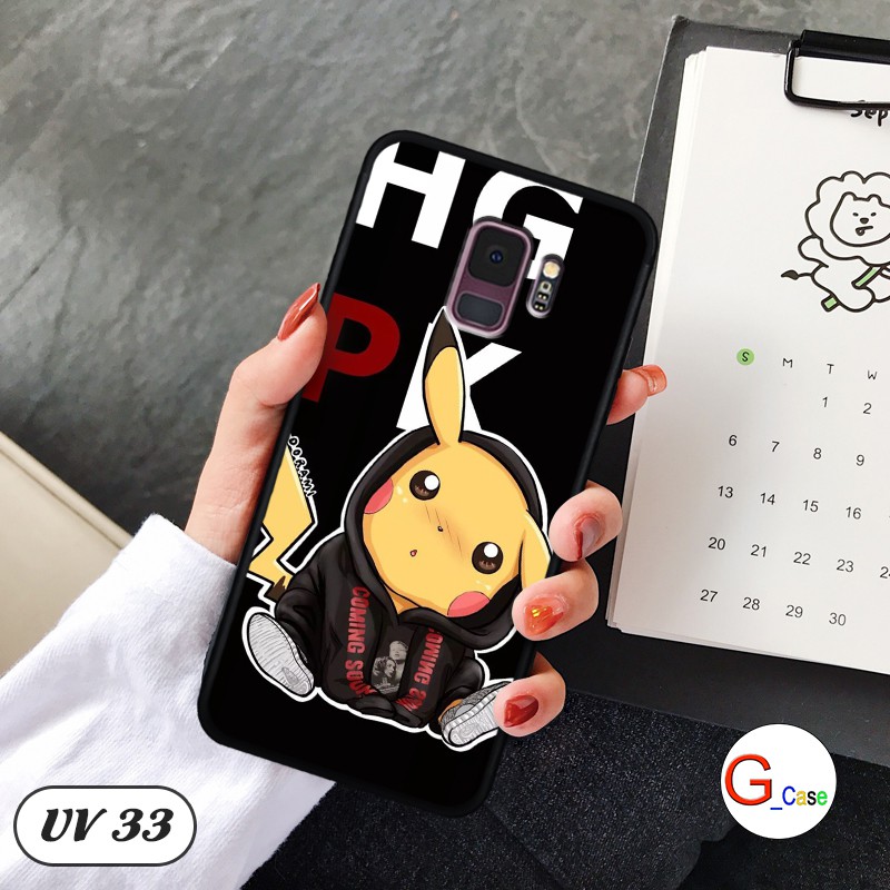 Ốp lưng nhám viền dẻo Samsung Galaxy S9 in hình