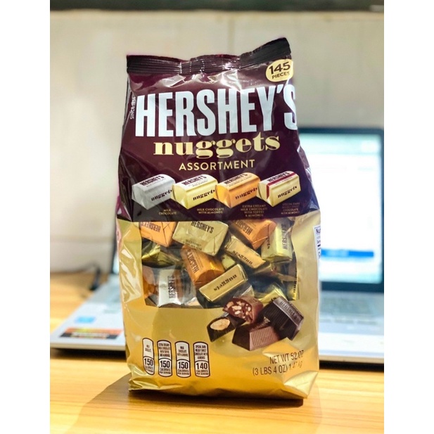 Chocolate Hershey's Nuggets Mix 4 vị 1,47 kg Socola Hershey Mẫu mới