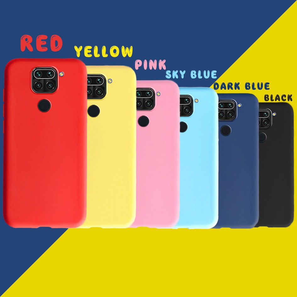 Ốp điện thoại silicone mềm màu trơn cá tính cho Xiaomi Redmi Note9 10x 6.53 Inch Redmi Note 9