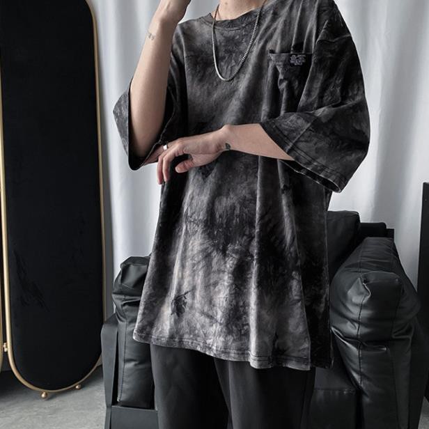 Áo thun nữ form rộng đẹp, Áo thun nữ form rộng Loang Màu Thời Trang Tiktok 2022 | BigBuy360 - bigbuy360.vn