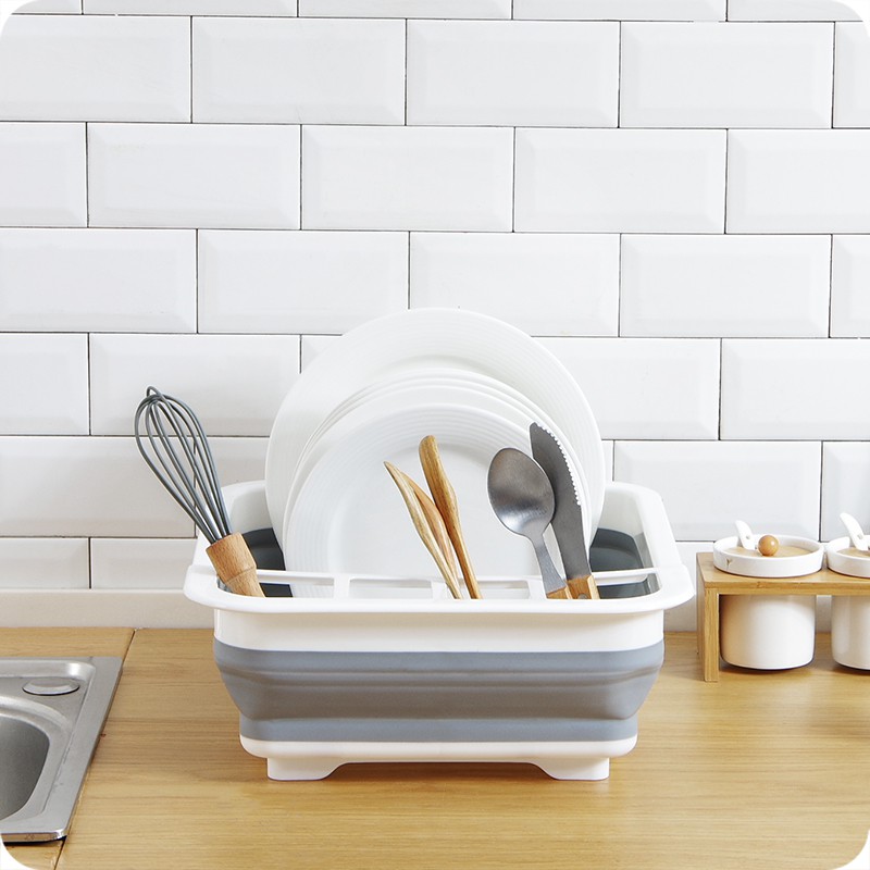 Giá Đựng Bát Đĩa Đa Năng Bằng Nhựa Silicon Gấp Gọn Tiện Dụng, Kệ Bát Đĩa Để Bàn Tiết Kiệm Diện Tích | BigBuy360 - bigbuy360.vn