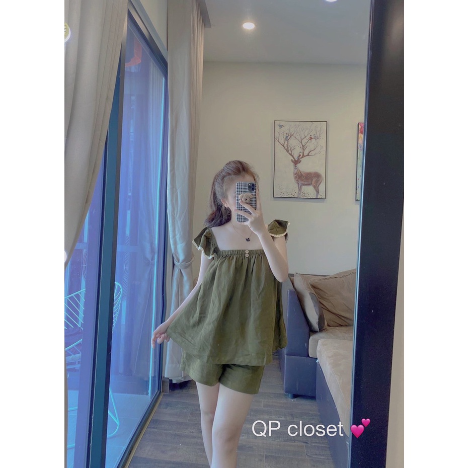 SIÊU SALE!!! XẢ SỈ BỘ MẶC NHÀ ĐŨI CAO CẤP CÁNH TIÊN PHA REN NỮ BN167