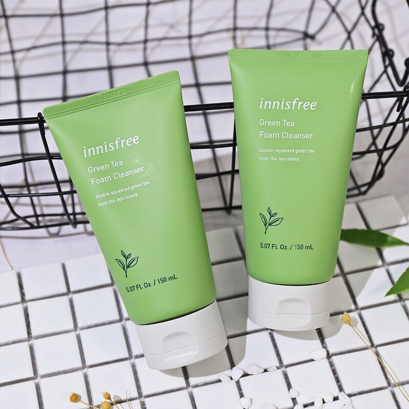 Sữa rửa mặt trà xanh Innisfree Green Tea Foam Cleanser 150ml Hàn Quốc