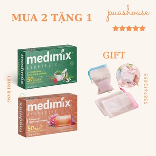 Combo xà phòng medimix thảo dược 125g mua 2 tặng 1
