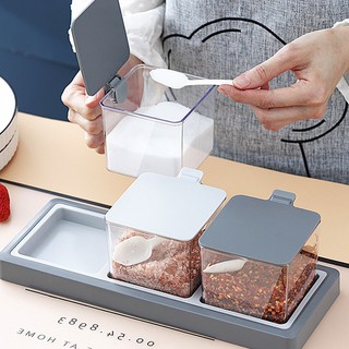 **▨Bộ hộp đựng gia vị tiện dụng cho nhà bếp