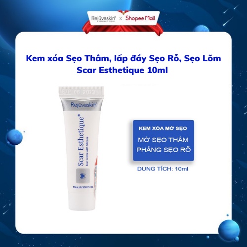 Kem xóa Sẹo Thâm, lấp đầy Sẹo Rỗ, Sẹo Lõm Scar Esthetique 10ml của Rejuvaskin