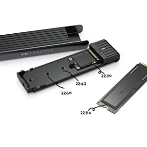 Box di động SSD M.2 PCIe NVMe to USB 3.1 Gen2 Type-C Feeltek UCH001AC1 Aluminum