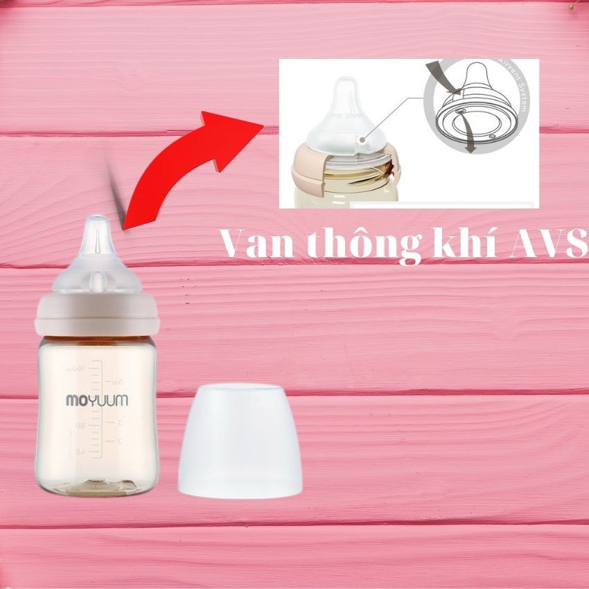 [Siêu rẻ] Bình sữa Moyuum Hàn Quốc 170ml và 270ml