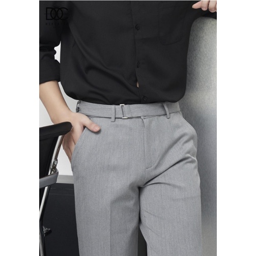 Quần âu nam Độc menswear chất vải mịn phong cách Hàn Quốc màu Basic dễ phối đồ- QV147
