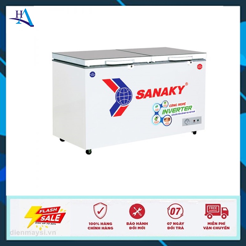 Tủ đông Mát Sanaky Inverter 280 lít VH-4099W4K (Miễn phí giao tại HCM-ngoài tỉnh liên hệ shop)