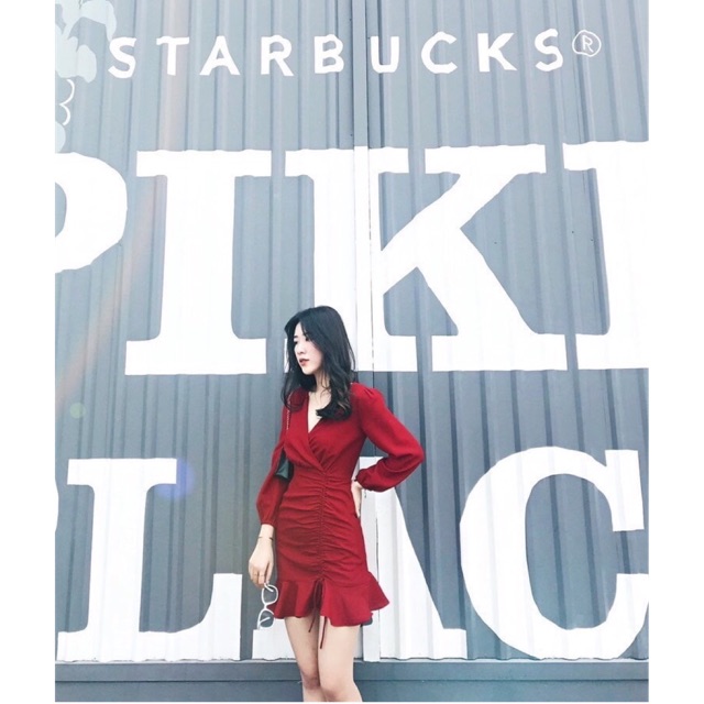 🌹ĐẦM ĐỎ RÚT HÔNG🌹