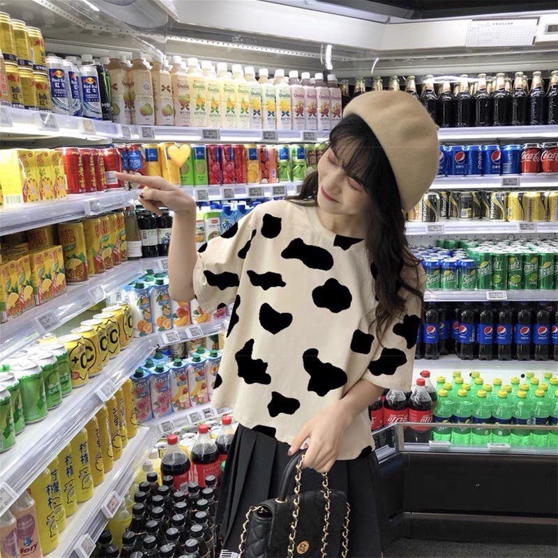 ÁO CROPTOP BÒ SỮA HIT HOT 2021