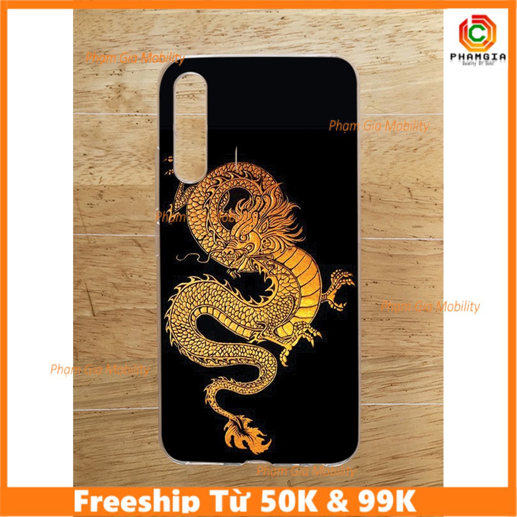 Ốp Lưng Vsmart Live (Ốp Dẻo hình) - Hình Rồng Vàng, Hoa Tím, Cá Koi Nhật, Flash Superman, Shin, Thư Pháp