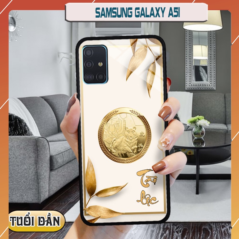 Ốp kính 3D 12 con giáp Samsung Galaxy A51