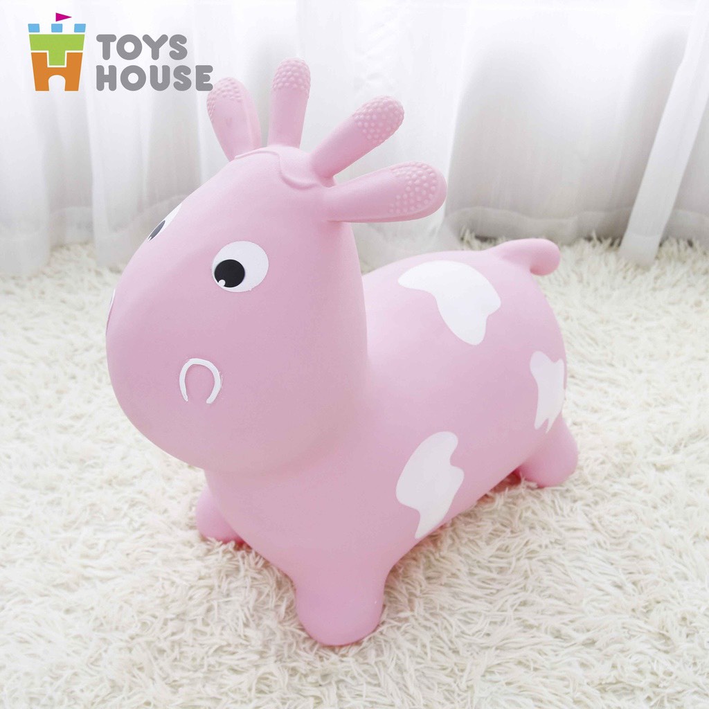 Thú nhún trẻ em hình chú hươu Toyshouse PA2807 - Tiêu chuẩn Xuất khẩu Châu Âu EN71 - Đồ chơi vận động cho bé