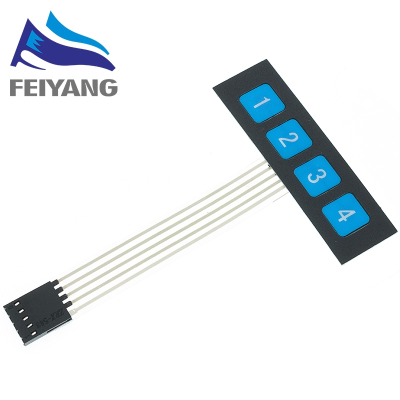 Bàn Phím Công Tắc Cảm Ứng 1x4 4x4 4x5 Arduino 1*4 4*4 4*5 16 Nút