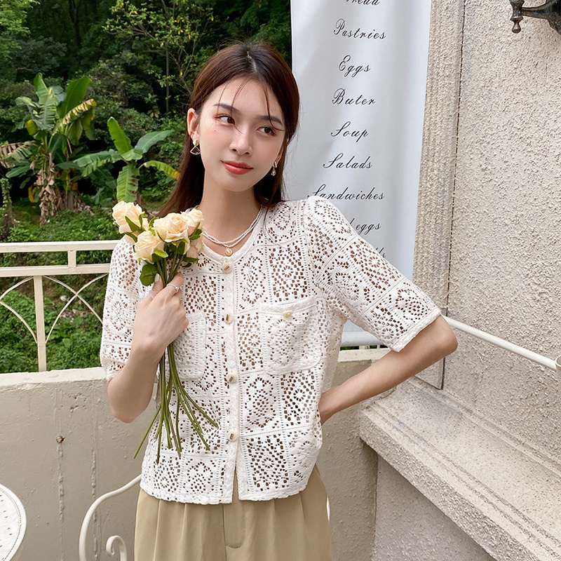 Áo Ren Ngắn Tay Thời Trang Cao Cấp 53187