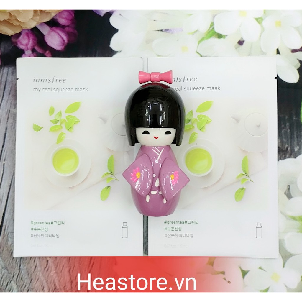 Mặt Nạ Giấy Innisfree My Real Squeeze Mask ( trà xanh )