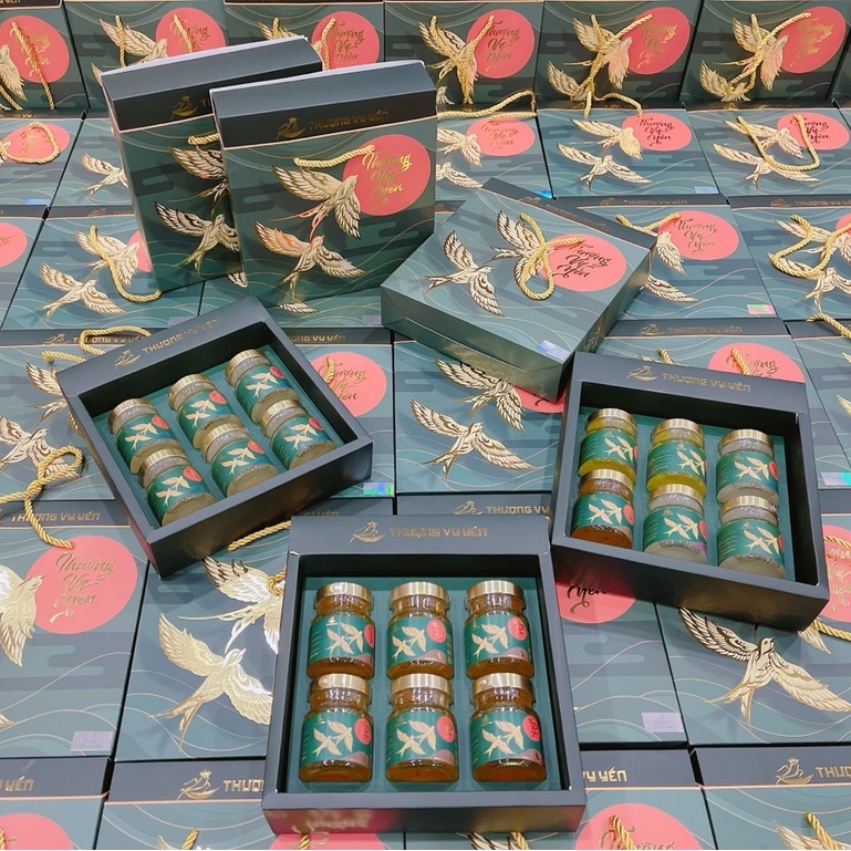 Set 6 Hũ Yến Biển CiCi Thượng Đỉnh Yến Đông Trùng Hạ Thảo Nhân Sâm Thơm Ngon Bổ Dưỡng