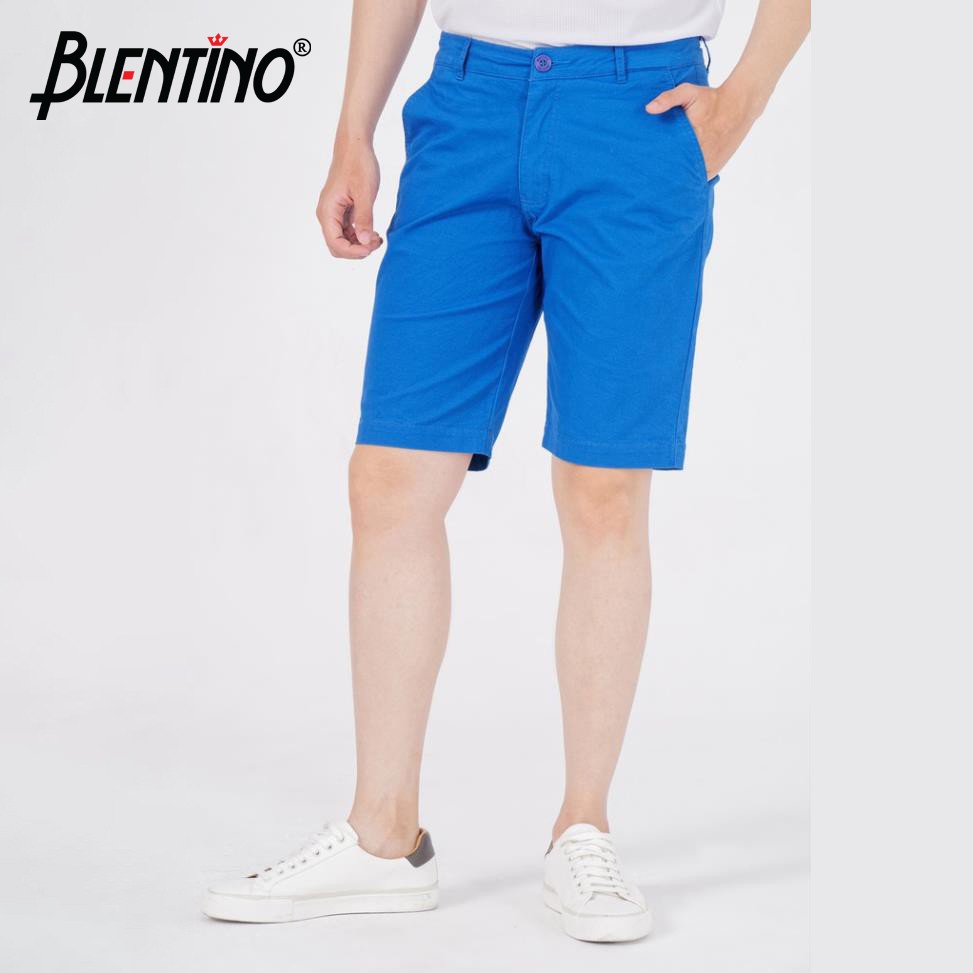 Quần Short Nam vải Kaki , Túi Chéo.Trẻ Trung Blentino BSF03 - Phù Hợp Đi Dạo Phố, Đi Đu Đưa, Dạo Biển