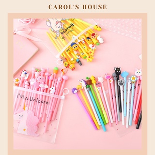 Set 20 bút nước hoạt hình cute, bút bi mực nước gel