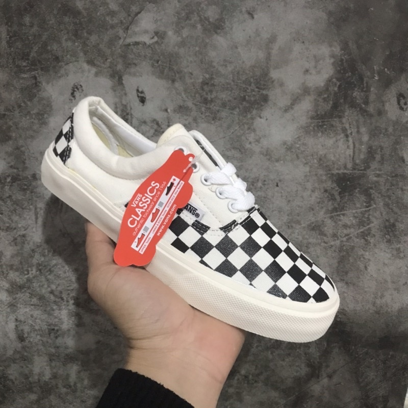 Giày Vans đen Vault và Van lười caro chữ thể thao sneaker nam nữ Hot Trend | BigBuy360 - bigbuy360.vn