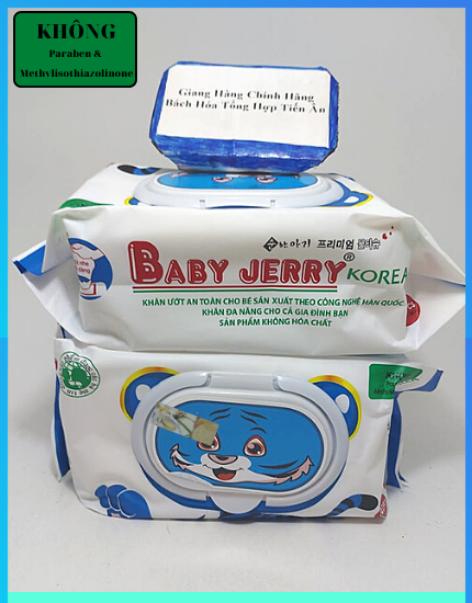 Khăn Giấy Ướt Baby Jerry 140 Tờ ( sản phẩm được các bà mẹ tin dùng )