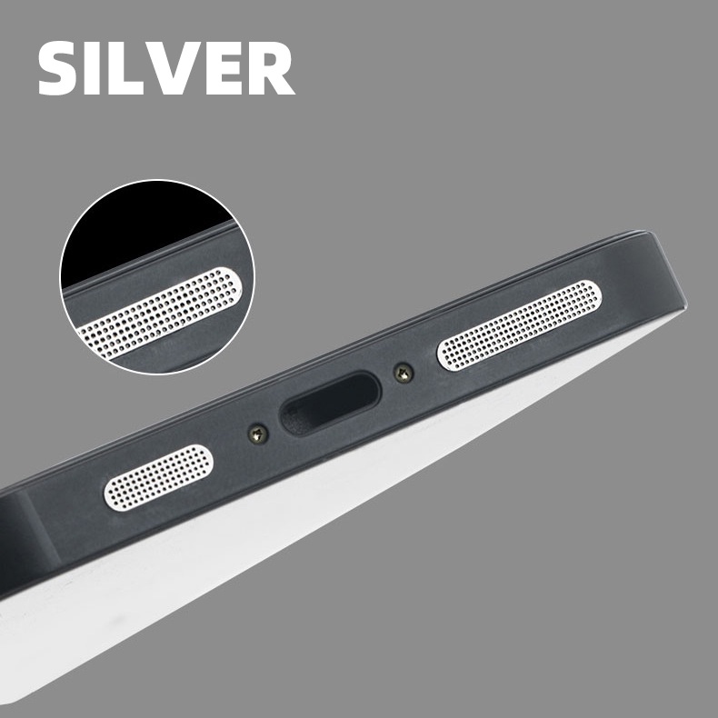 Set miếng dán FONKEN chống bụi thích hợp cho loa điện thoại Iphone 12/ 13
