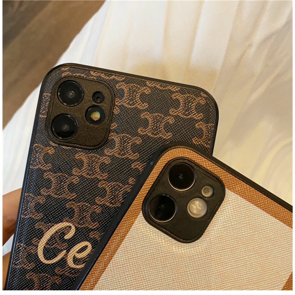Celine Ốp Điện Thoại Da Cao Cấp Cho Iphone 11 12 Pro Xr Xmax I8 7plus | BigBuy360 - bigbuy360.vn