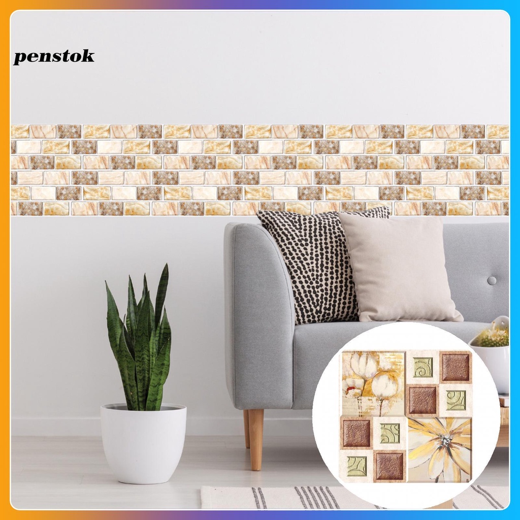 Miếng dán sàn nhà màu mosaic không phai có thể tháo gỡ trang trí nhà hàng
