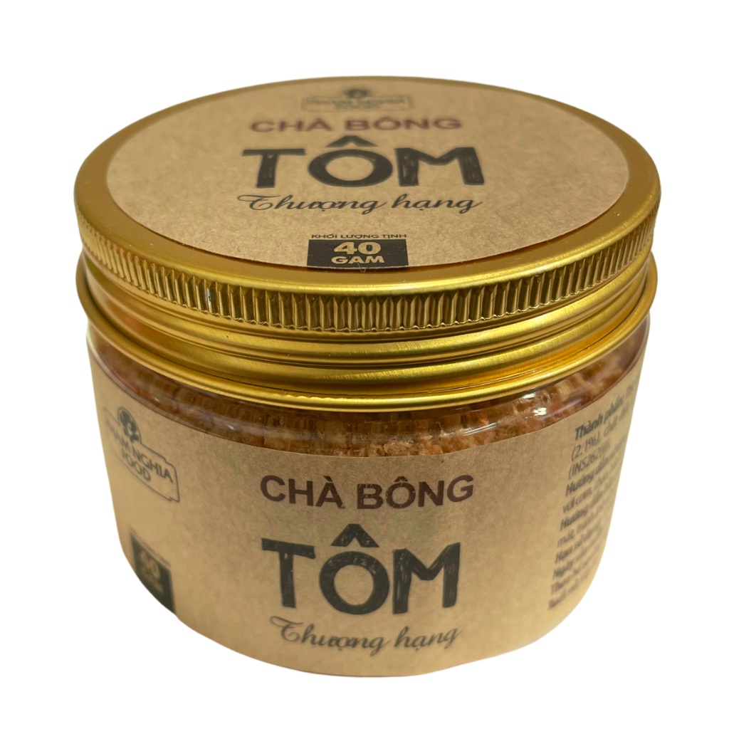 Chà bông tôm thượng hạng PhamnghiaFood hũ 40gr
