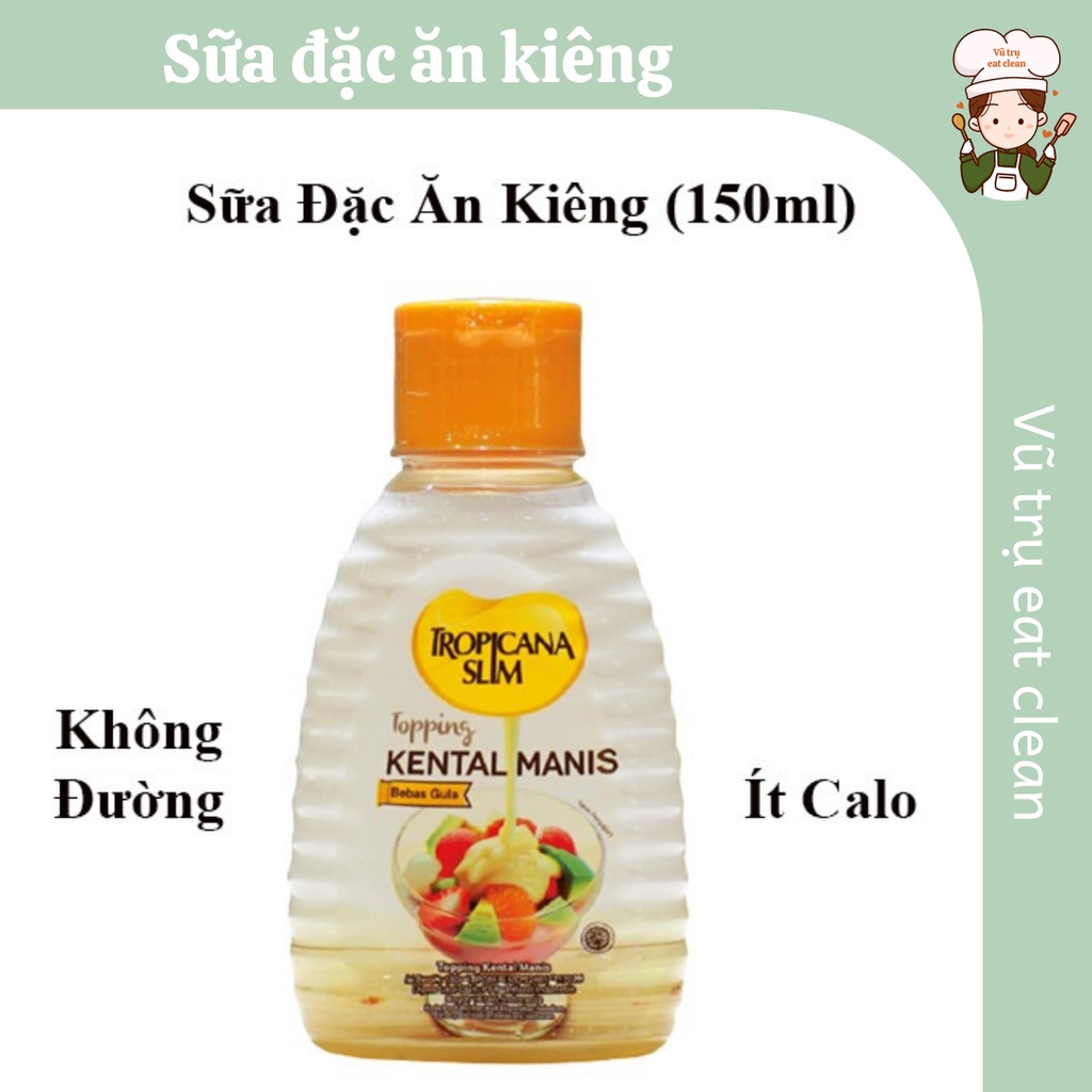 Sữa Đặc ăn Kiêng Không Đường Tropicana Slim 150ml eatclean eat clean